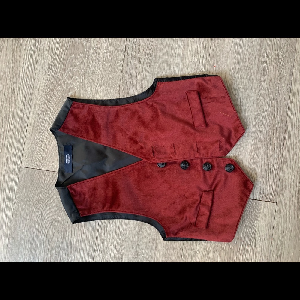 Suede Wine Colored Vest